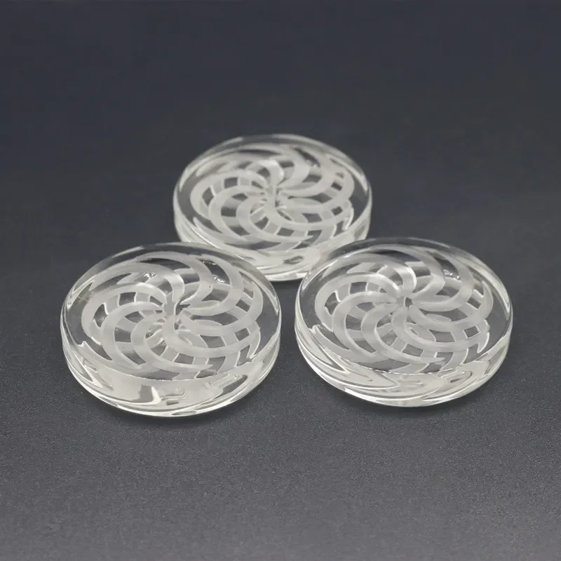 40mm Glass Spinning Cap Hat Caps view 3