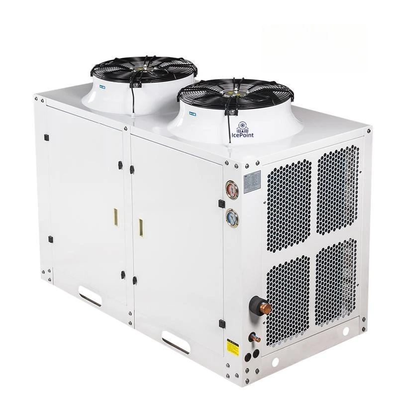 China Manufacture Low Noise U-Type Design Cold Room Refrigeration Condensing Unit for Frozen Storage