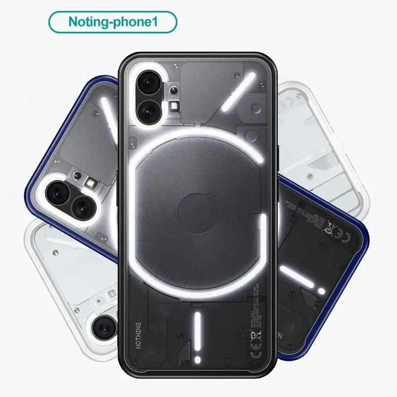For Nothing Phone (1) Four Corners Armor Shockproof Case For Nothing Phone 1 One 2A Plus Hard PC Matte Protective Phone Cover