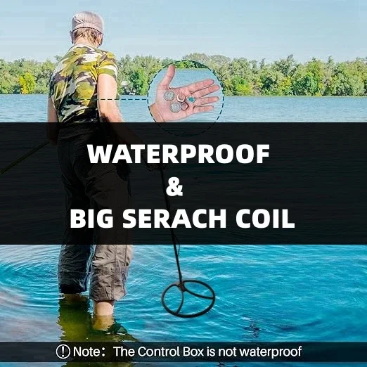 003 AR6 Gold detector machine Pulse Induce high sensitivity metal detector high detection depth Waterproof Metal Detector Dual C