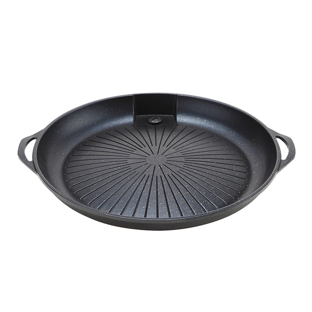 

Medical Stone Portable Barbecue Tray Grill Non Stick Frying Pan Outdoor BBQ Accessories