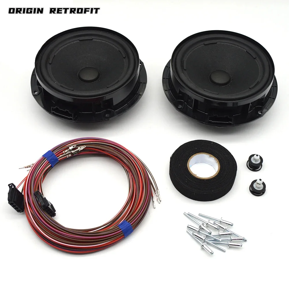 For ID3 ID4 Rear Door Audio Sound Speaker Woofer 5GG 035 453 with Wire Harness