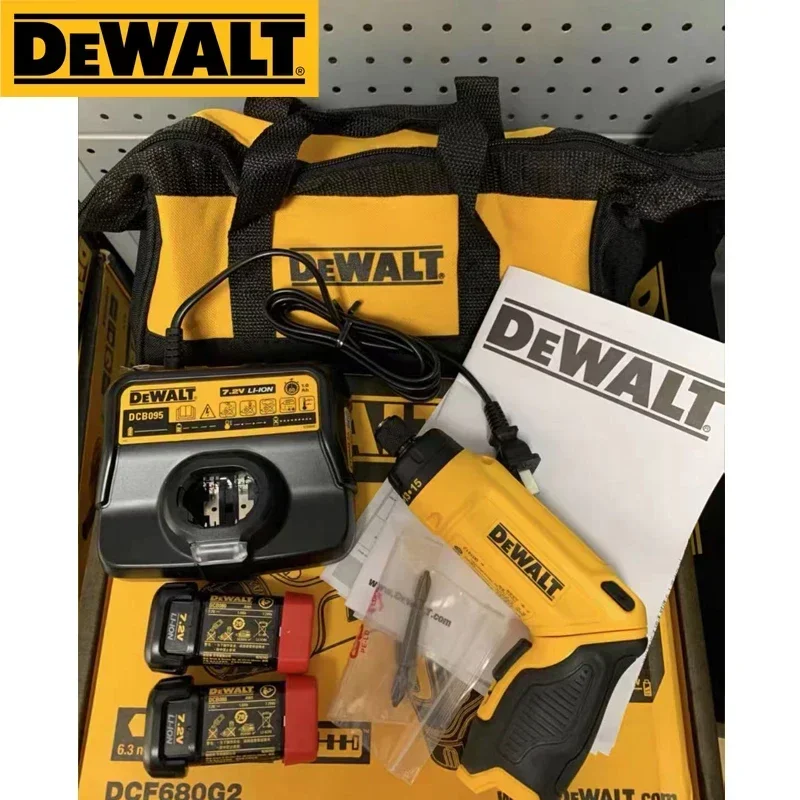 DEWALT DCF680G2 Cordless Screwdriver 7.2V MAX* Gyroscopic Screwdriver Kit Handle Rechargeable Cordless Drill Power Tools