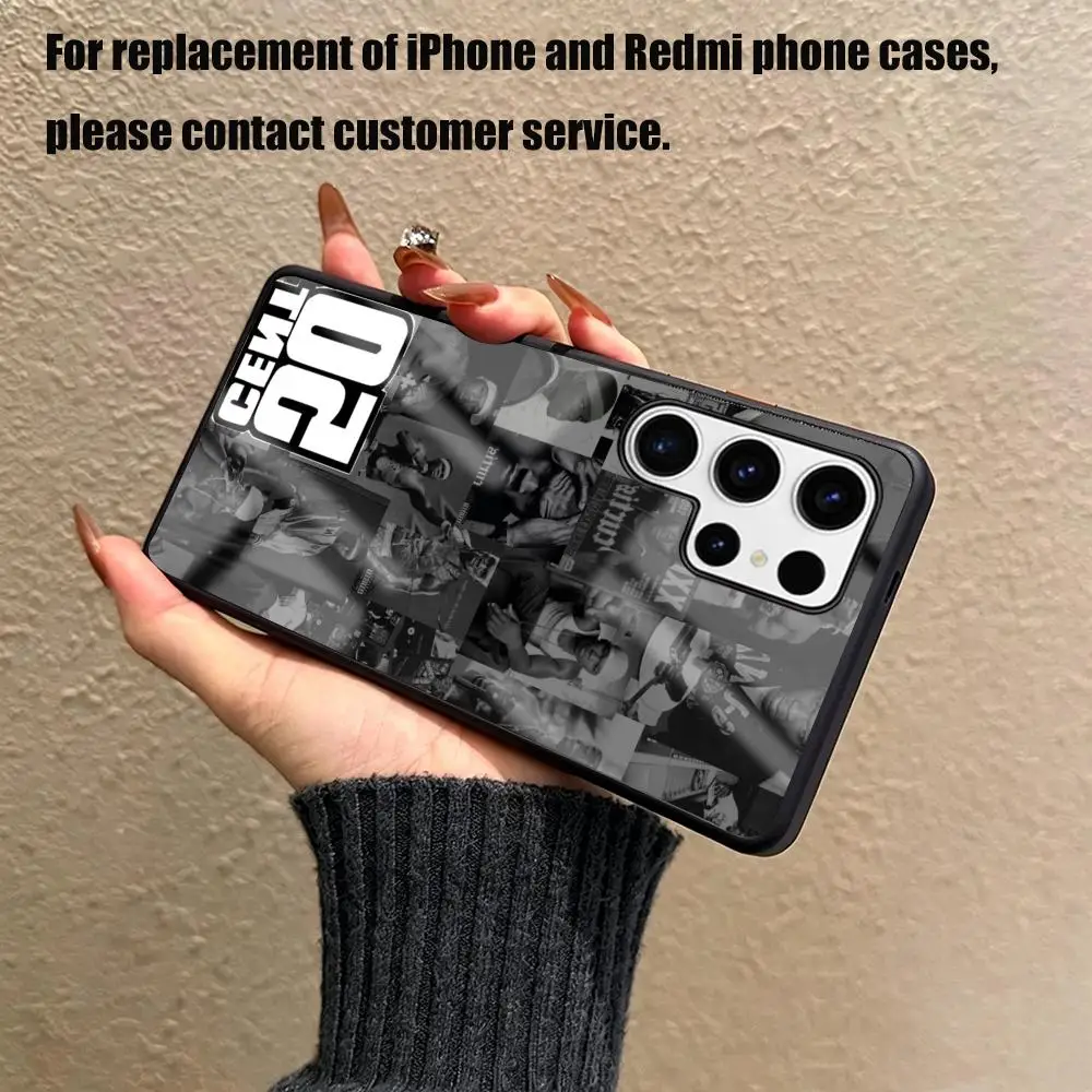 50 Cent Phone Case For Samsung S26 S25 S24 S23 S22 S21 S20 Plus Ultra Glass Magnetic Case