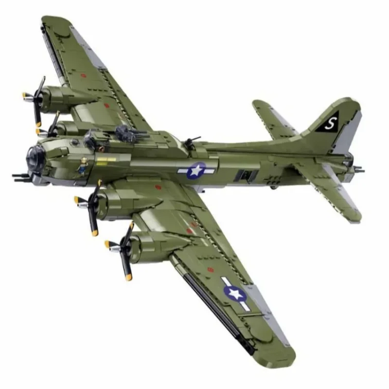 

WW2 Classic Model B-17GS Flying Fortress bomber Building Blocks Kit Military B17 Bricks Toys 1270PCS