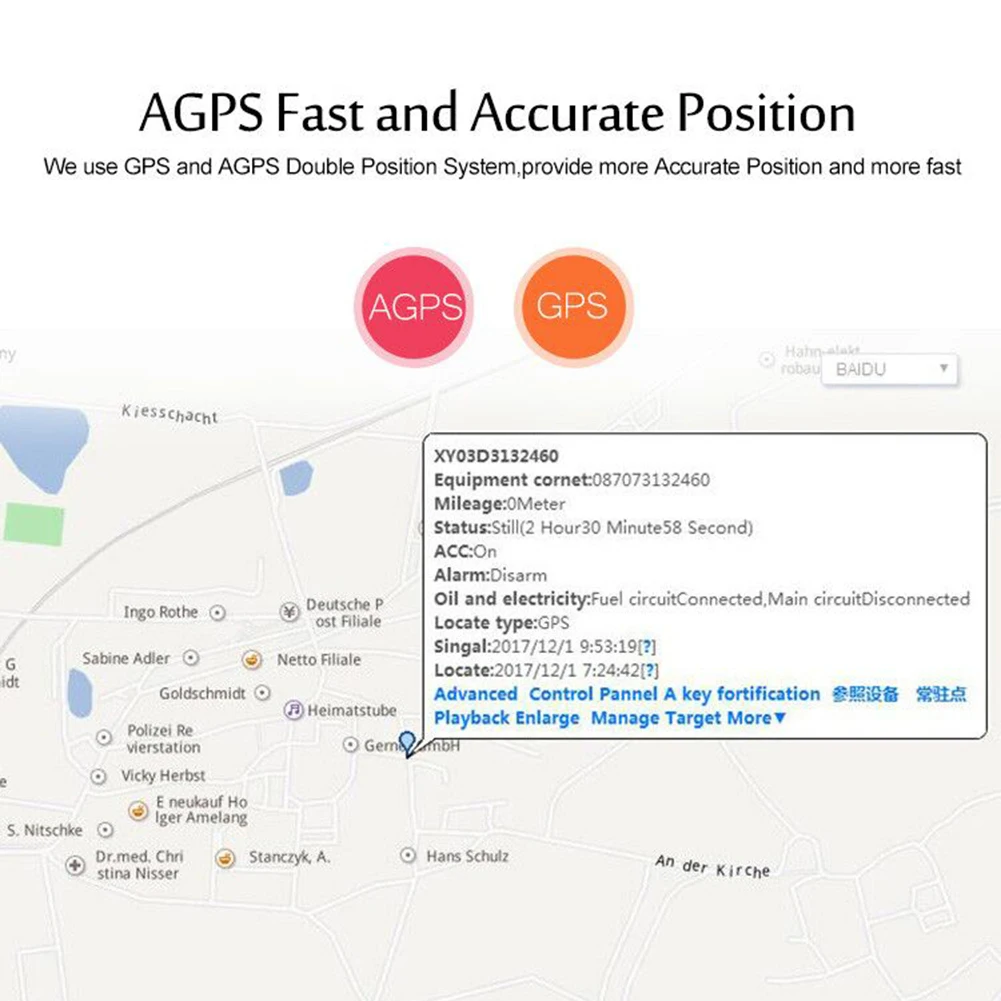 جهاز تعقب GPS عالمي مقاوم للماء وبطارية مدمجة GSM Mini AGPS لتحديد المواقع عبر الإنترنت في الوقت الحقيقي مكتشف التتبع لسيارة دراجة نارية