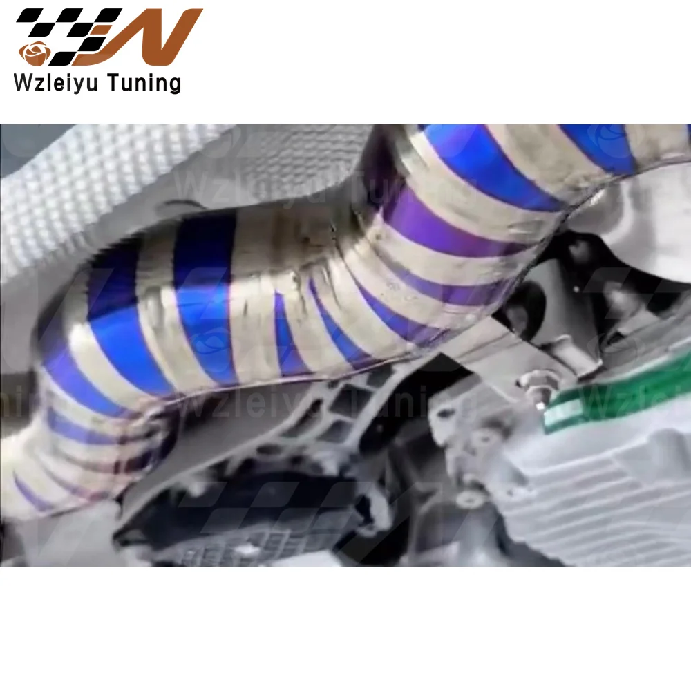 Superior Quality Titanium Single Midpipe Exhaust Pipe for BMW G80 G82 M3 M4 Factory Wholesale