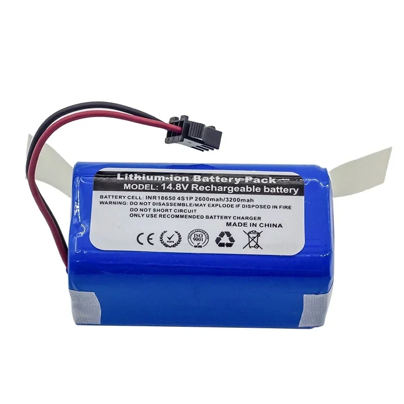 Imagem -04 - Bateria de Lítio Recarregável para Aspirador de pó Robô Built-in Bms 14.8 v 5000mah 4s1p 18650 Hg2 5ah