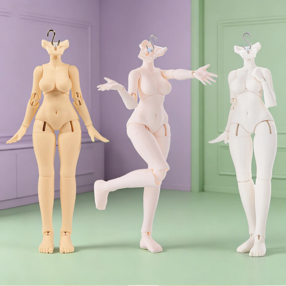 Кукла BJD 14,5 см, 1/12, с подвижными суставами, супербелая, с нормальной кожей, женское тело для OB11, P10, GSC