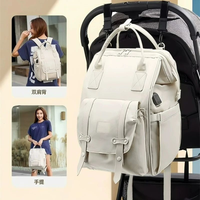 New Diaper Bags Multifunctional Diaper Bag Lightweight Stylish Maternity Backpack for Outdoor Use