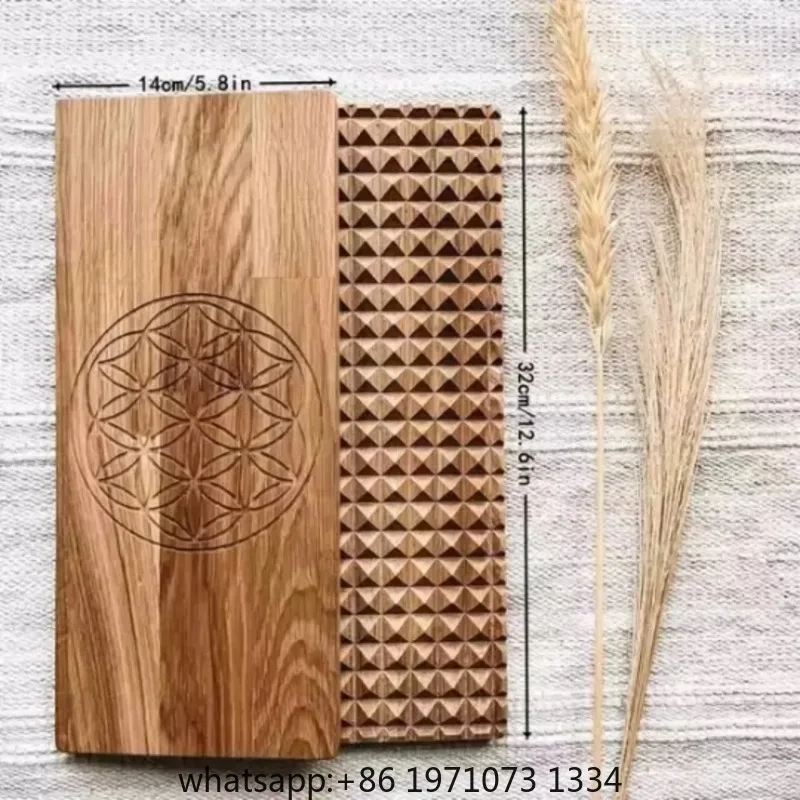 Wooden Acupressure  Board  Meditation Yoga Practice Board Acupuncture Massage Relaxation