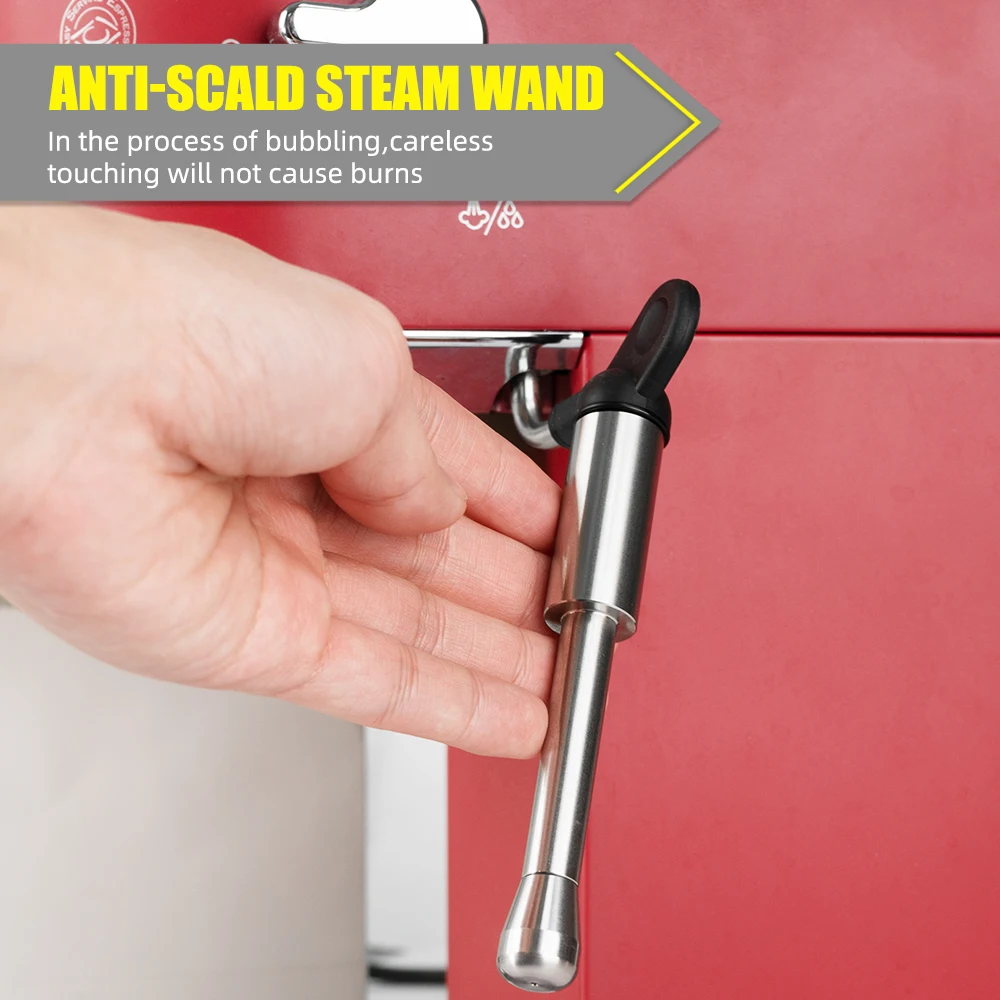 صانع القهوة فوهة البخار فوهة عصا البخار الفولاذ المقاوم للصدأ ثقوب متعددة تلميح رغوة الحليب صنبور متوافق مع ديلونجي EC685