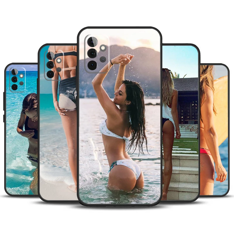 Sexy Girl Underwear Cover For Samsung Galaxy A53 A33 A52 A32 A22 A12 A13 A23 A51 A71 A14 A34 A54 A15 A25 Case