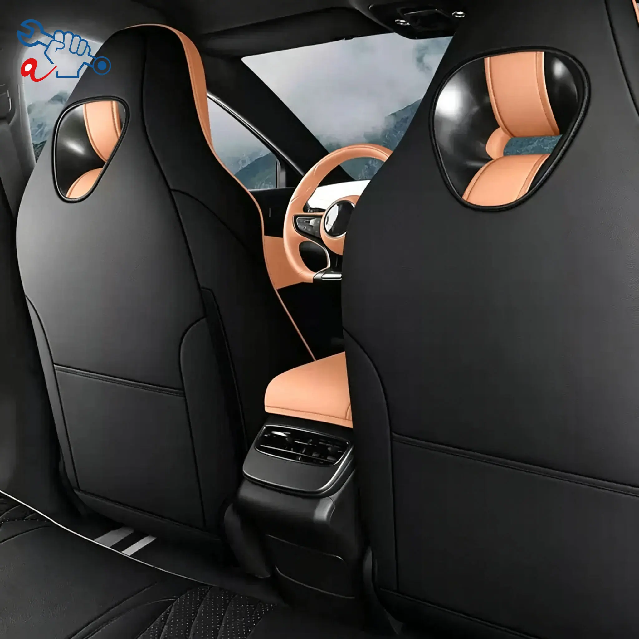 Left-Drive Car Seat Cover For BYD Seal EV 2025-2026 All Season Seat Cushion Custom Fit Full Surround Protective Covers Vehicle