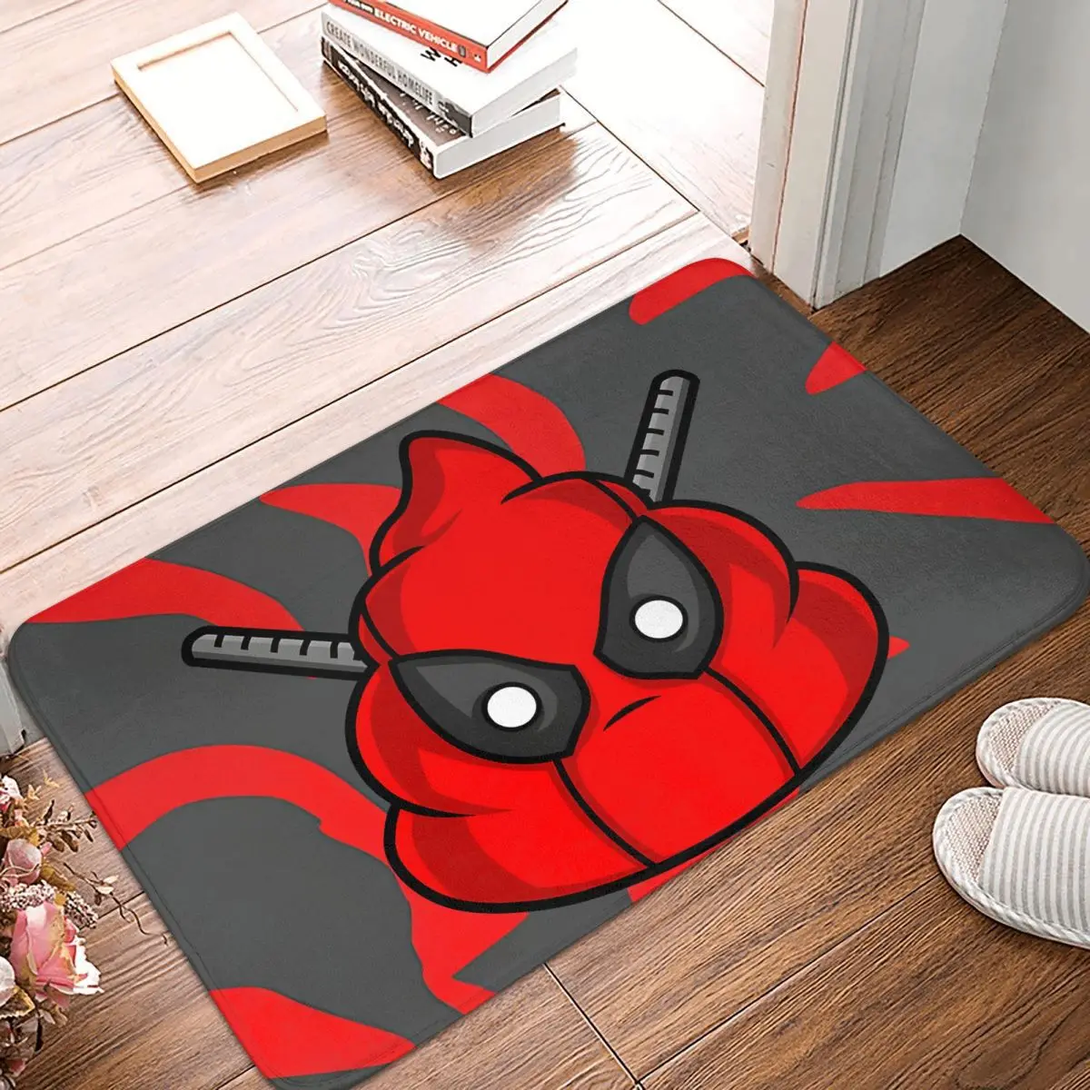 MARVEL Super Hero Non-slip Doormat Bath Mat Deadpool Balcony Carpet Entrance Door Rug Indoor Decor