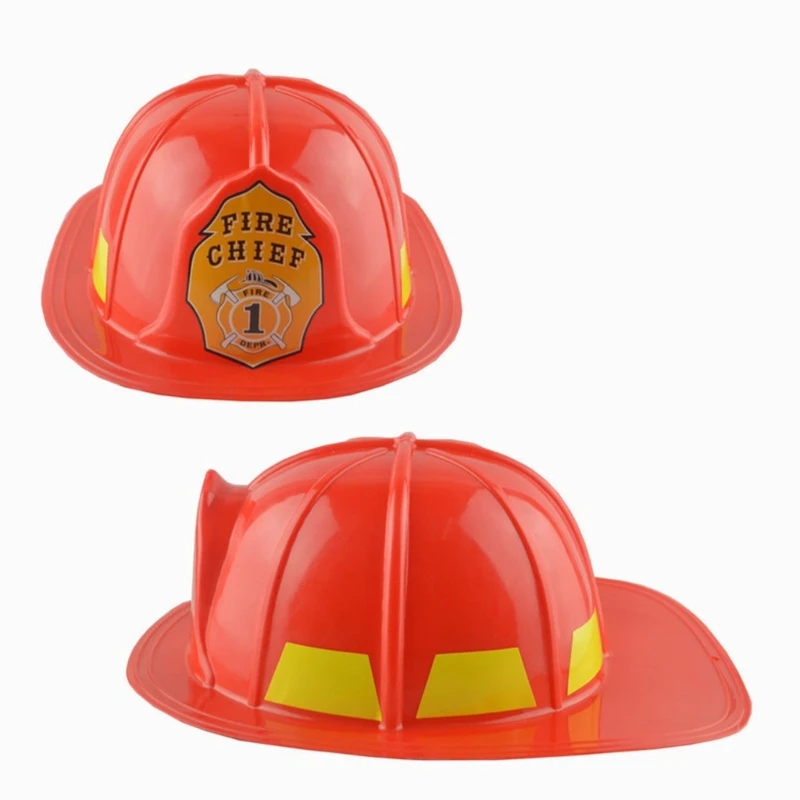 Accesorio disfraz sombrero bombero, casco seguridad para adultos, accesorio disfraz Halloween