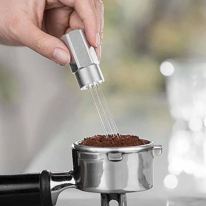 Herramienta de distribución de Espresso portátil, distribuidor de café, agitador profesional con
