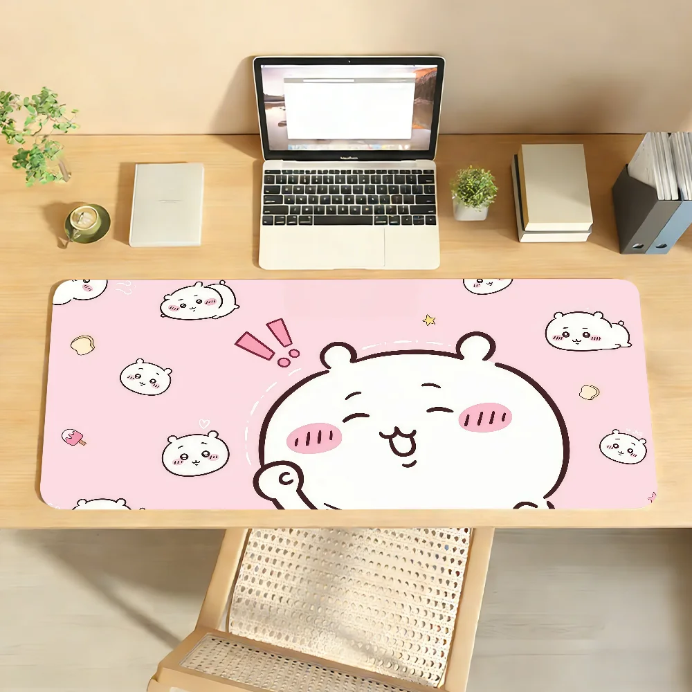 C-Chiikawa Mouse Pad For Office Gaming And Keyboards Non-Slip Large Waterproof