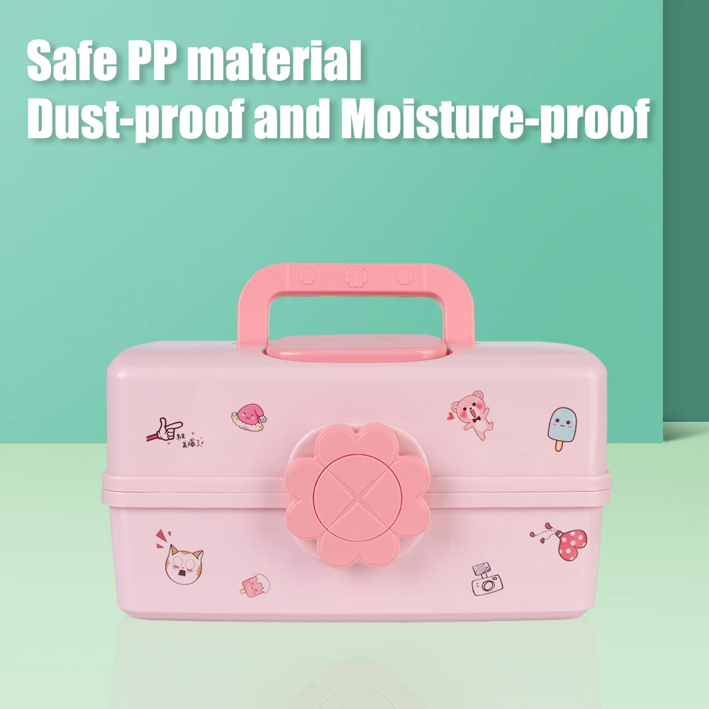 Multi-layer Hairpin Organizer Head Rope Headband Display Rack Children's Hair Accessories Storage Box Cute Girl Jewelry Case