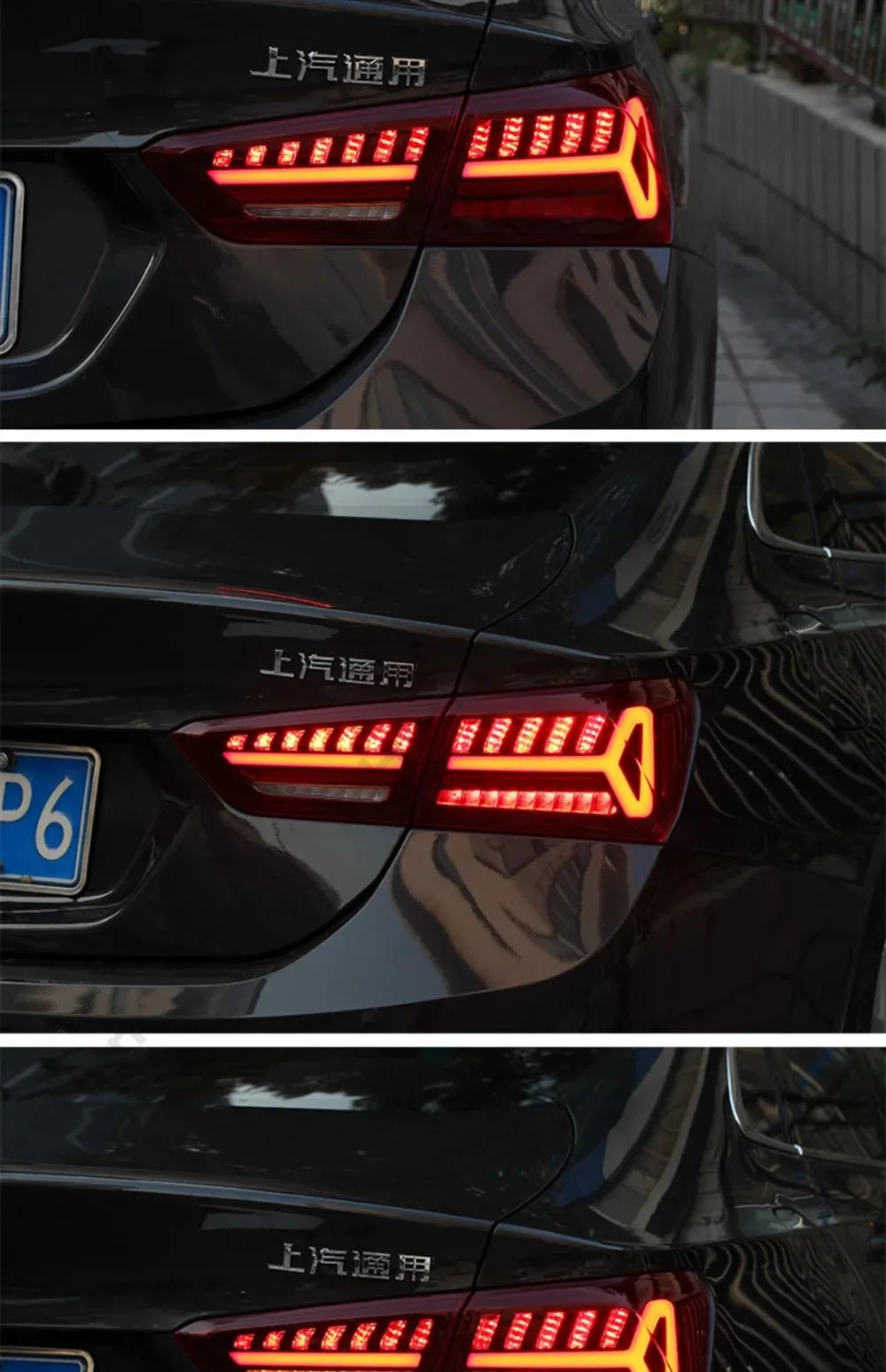 Pair LED Taillight For Chevrolet Malibu XL 2016 2017-2019 Taillamp Turn Signal Sequential Brake Lamp Rear Assembly Reverse Light