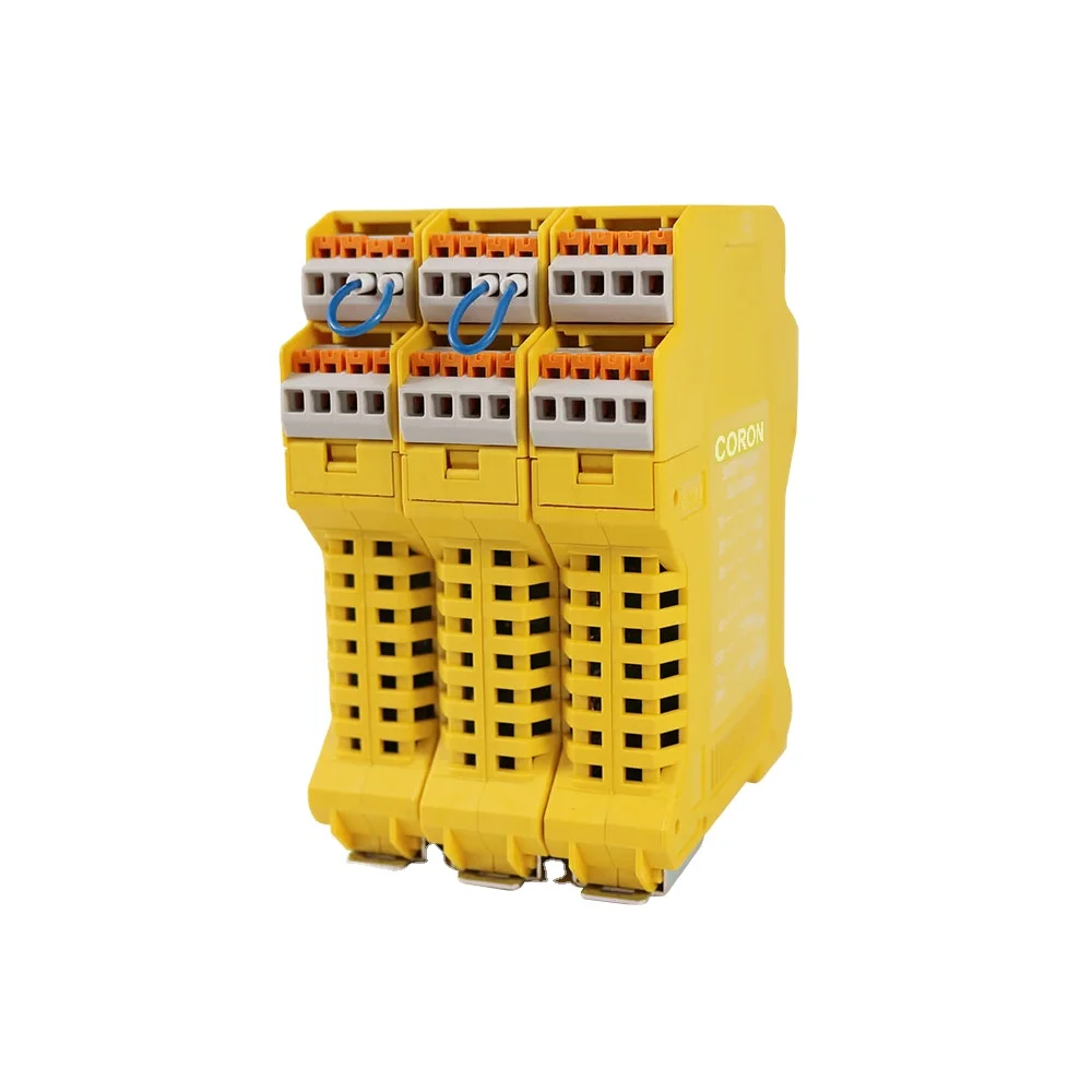 

SLC-3A1B24P High Quality Original Safety Relay for Safety Light Curtain PNP Dual Input DC24V Protection Control 3NO 1NC