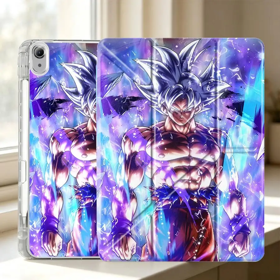 Dragon Ball Goku Tablet Case For iPad 9th Pro 13 2025 2026 Mini 7 6 5 Air 8 M2 M3 3 12th 11th 10th Gen With Pen Slot Cover