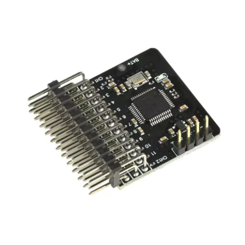 12 Channel CRSF to PWM Converter Adapter Board RC Models Signal Conversion ELRS Protocol Supported Receiver Signal Converter