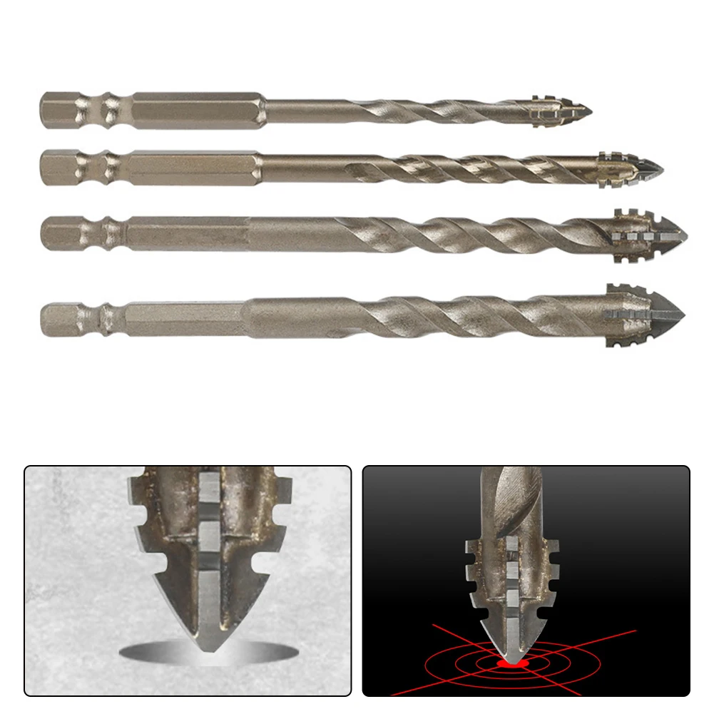 A Complete Collection of Eccentric Triangle Drill Bits (Pack of 10) Made For Effective Use on Different Surfaces