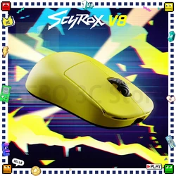 Ratón Restock Scyrox V8, ratón inalámbrico de modo Dual Paw3950, ratón para juegos de baja latencia 8K, ligero, Nordic52840, accesorio personalizado para PC