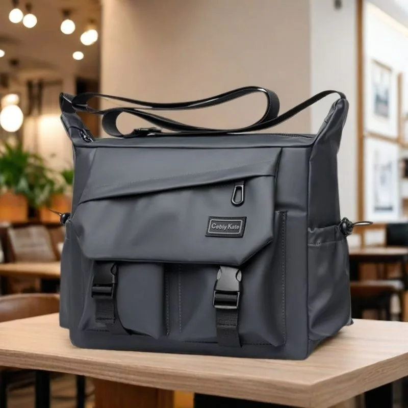 

Men Go Out Portable Messenger Shoulder Bag Korean Version Men's Retro Casual Computer Digital Waterproof Messenger Bag Casual