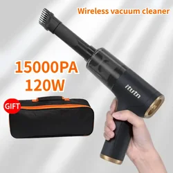 ITUTN Car Vacuum Cleaner 4 in 1 Mini Powerful Cleaning Machine Strong Suction Handheld for Car Wireless Portable Home Appliance