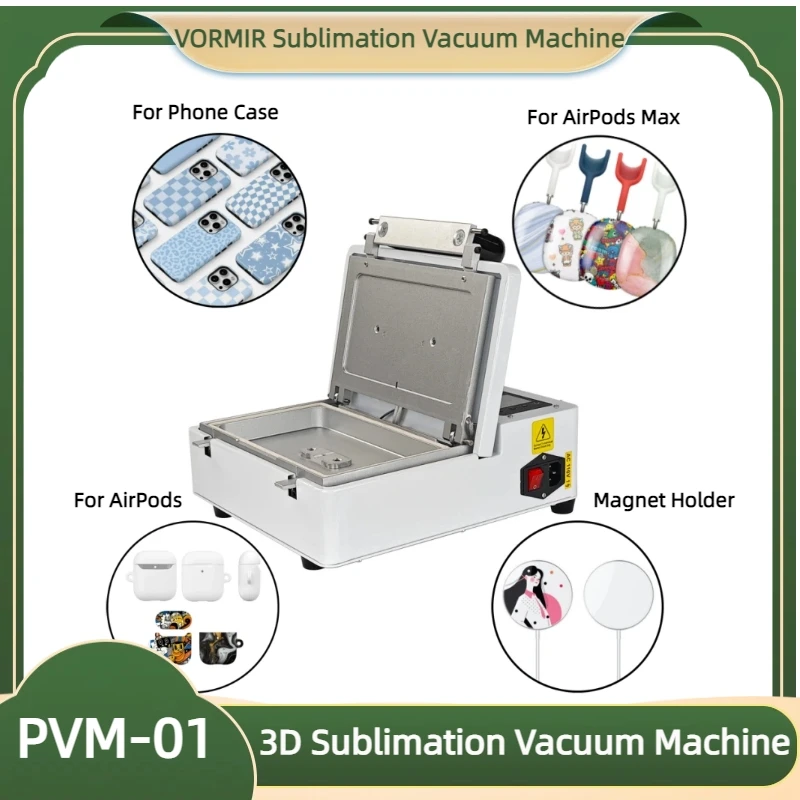 

VORMIR A5 PVM-01 3D Automatic Case Printer Sublimation Ink Heat Transfer Vacuum Phone Case Printing Machine For Mobile Cell Case