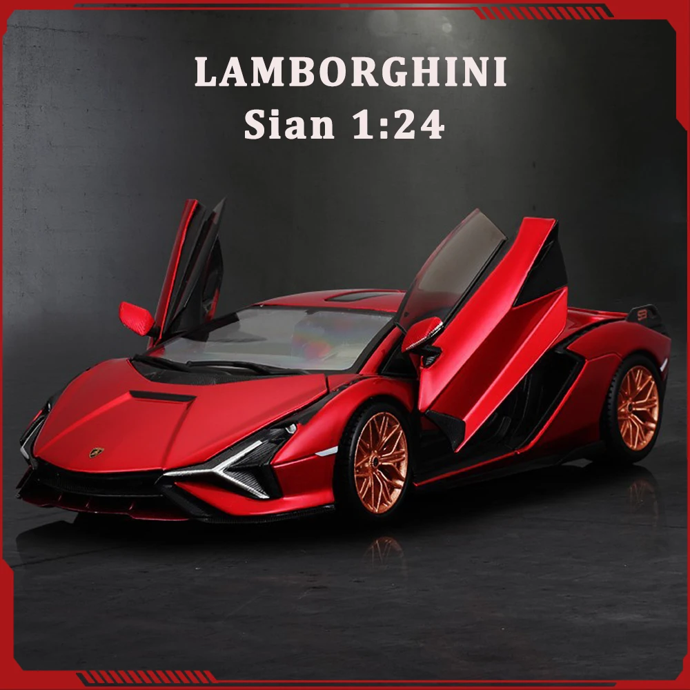 Bburago 1:24 Lamborghini Car Model Reventon Sian LP670-4 SV Aventador SV Alloy Racing Car Diecast Model Toy Collection Boy Gifts