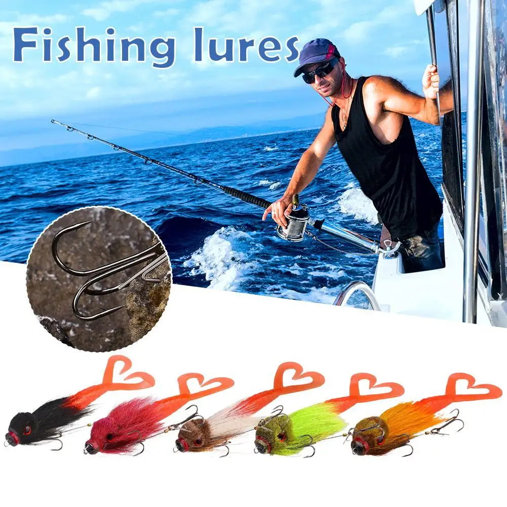 

21 см/40 г мышь детская приманка для плавания двойной крючок Bucktail мышь искусственная приманка тонущая жесткая приманка для щуки окуня рыболовные приманки аксессуары