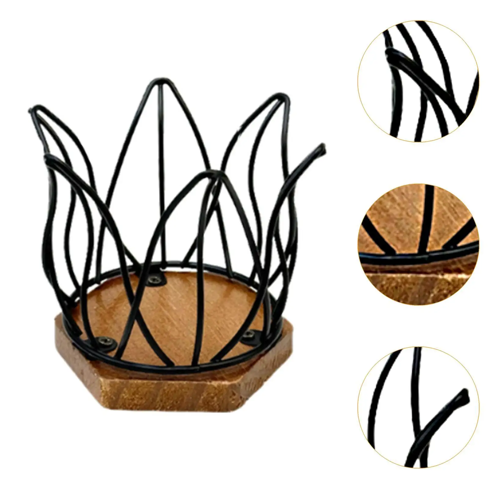 حامل فلتر القهوة، حاوية تنظيم حديدية لتدفئة المنزل والمطبخ المنزلي