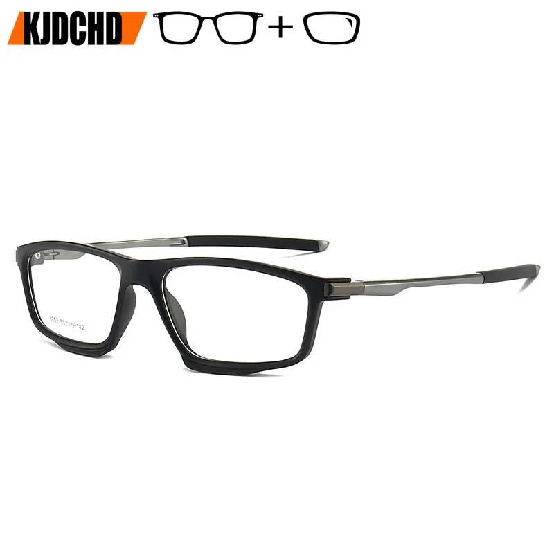 

KJDCHD Ultralight Sporty Anti Slip Prescription Glasses Anti Blue Light Myopia Glasses Durable TR90 Progressive Reading Eyewear