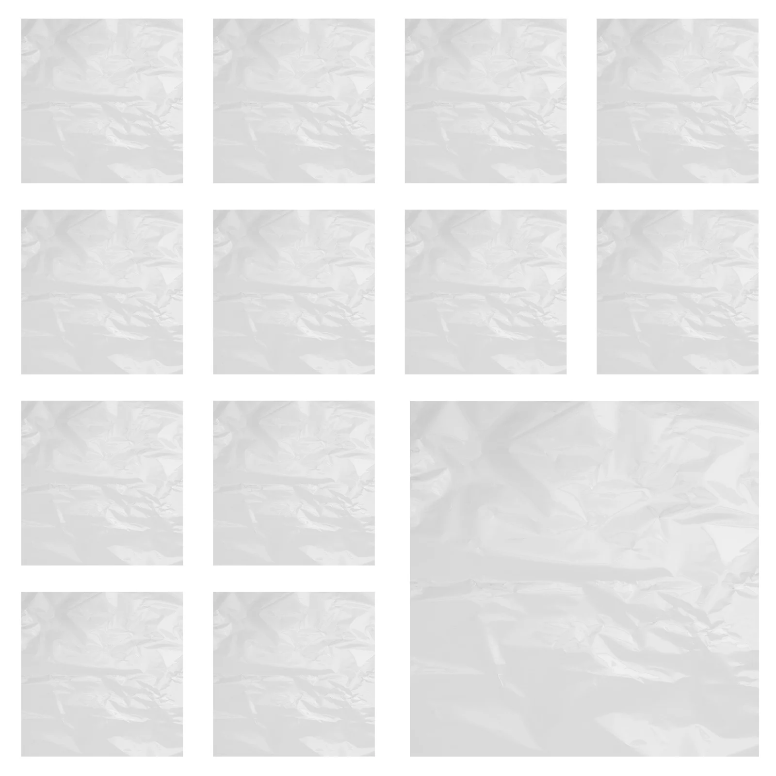 100Pcs Clear Waterproof Floral Bouquet Wrapping Paper 45cm Transparent Cellophane Film for Wedding Birthday DIY Flower Packaging