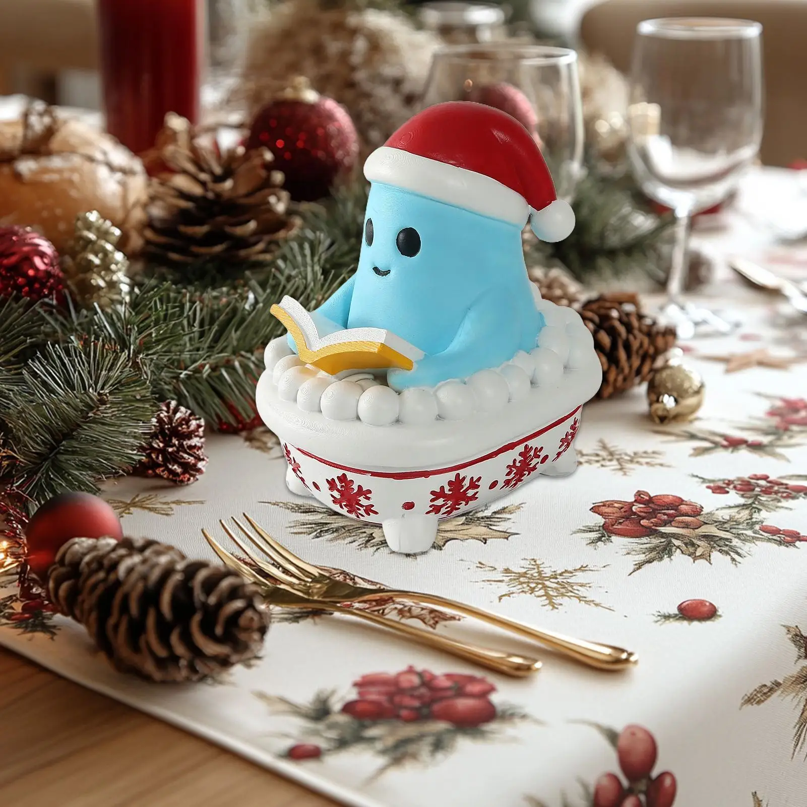 

Настольная лампа для спальни, освещение из смолы, ванна, USB ночники для Хэллоуина, настольная домашняя кухня, стол, гостиная, ванная комната