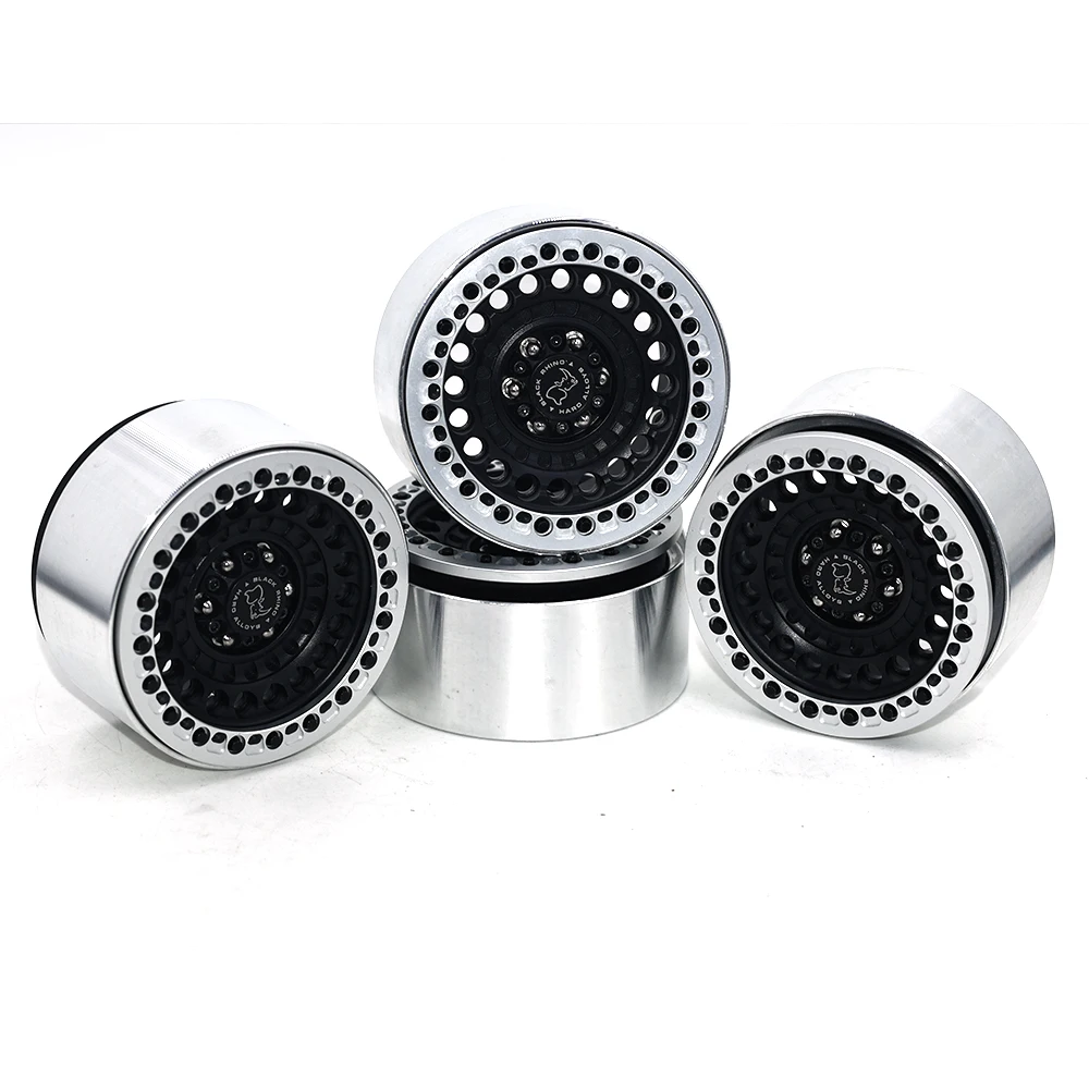 

4Pcs Metal 2.2In Beadlock Wheel Hub for 1/10 RC Crawler Car Axial SCX10 90046 TRX4 Defender Bronco VS4 RC4WD D90 Yikong Wraith