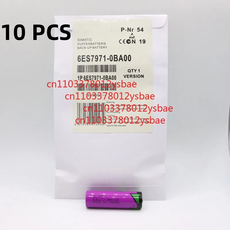 

10PCS Hot NEW SL-360 3.6V AA PLC Battery 6ES7971-0BA00 S7-400 PLC TL-5903 SL-560 ER14500 14505
