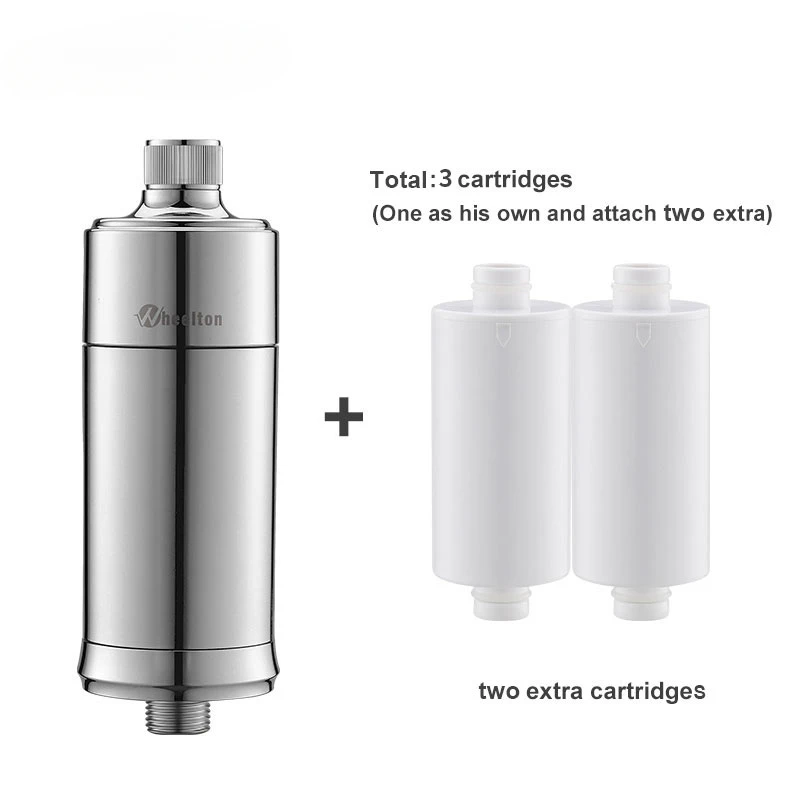 

Wheelton Shower Water Filter Household Soft Water Purifier Chlorine Heavy Metal Reduction Dechlorination Improves Skin Condition