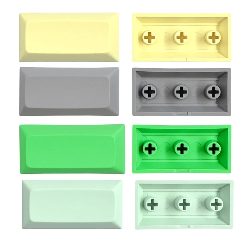 YYDS 10PCS DSA 2U Keycaps Set Suplemento branco para jogos Mecânico Keycaps teclado