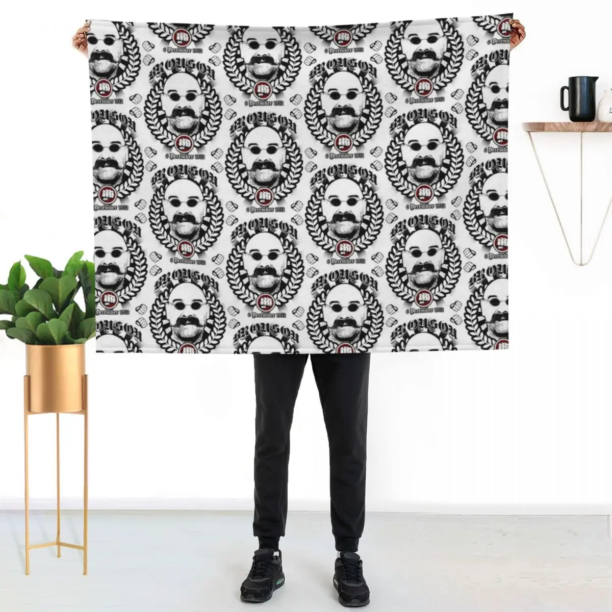 Bronson (Michael Gordon Peterson) Throw Blanket Warm Accent Blanket for Living Room Decoration