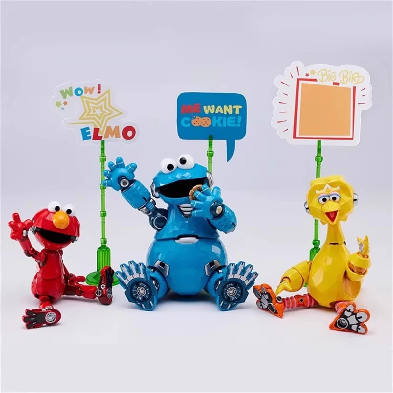 【Pre-Sale】Moshow BLITZWAY Carbotix Sesame Street Elmo Cookie Monster Big Bird Action Model Figure