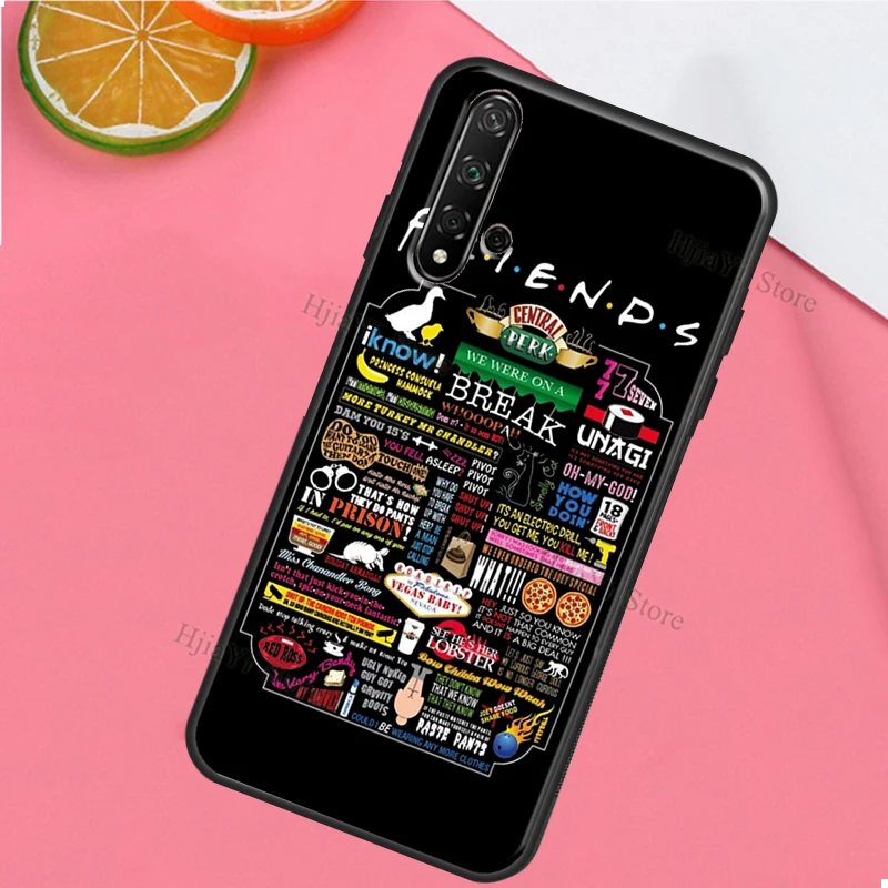 Central Perk Coffee Friends TV Show Case For Huawei P30 P40 P20 Pro Mate 20 Lite P Smart 2019 Nova 5T Honor 9X 8X 10i 20 Pro