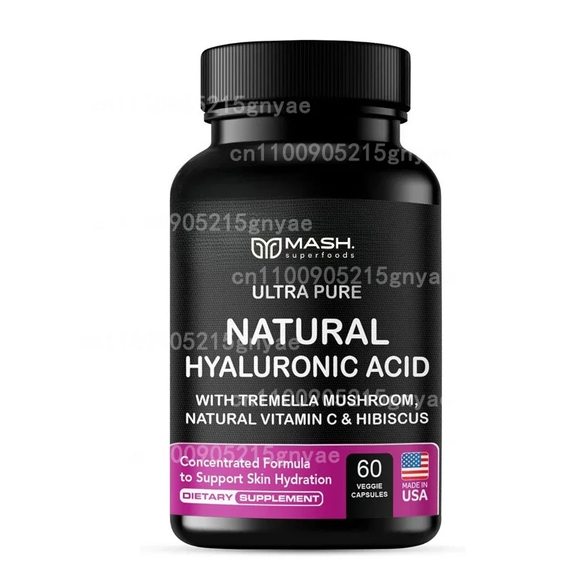 Hyaluronic Acid for Joint, Eye & Skin Health | 60 Vegetable Capsules, Health Support Supplement