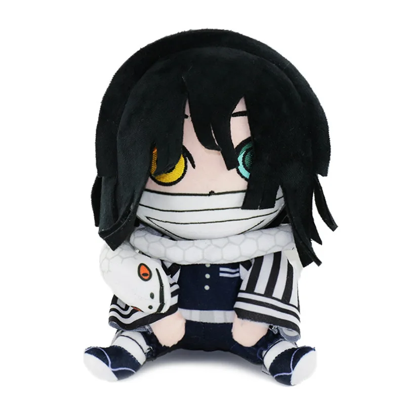 20cm Anime Demon Slayer Pluszowe zabawki Figurka z kreskówki Kyoumei Iguro Obanai Sanemi Uzui Tengen Lalka Wypchane pluszowe zabawki dla dzieci Bir