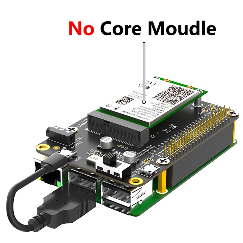 Efficient Mini PCI-E WWAN HAT For Raspberry Pi 3G/4G & LTE Base HAT Expansion Board For  ARTIK/Rock64