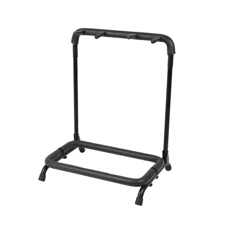 Multi Head Guitar Stand Vertical Display 3 Bass Holder Instrument Rack