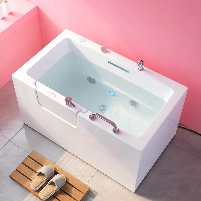 for Walk in Bathtub for Elderly Small Apartment Door to Door Tub Surfing Jacuzzi Small Sitting Bath